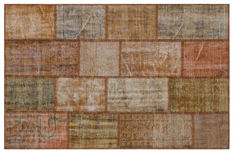 Apex Patchwork Unique Kahve 31186 120 cm X 180 cm