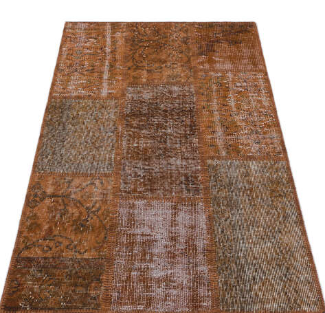 Apex Patchwork Unique Kahve 31407 080 cm X 150 cm