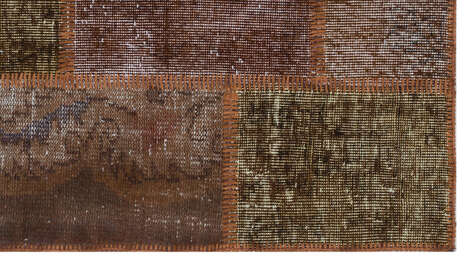 Apex Patchwork Unique Kahve 31418 080 cm X 150 cm