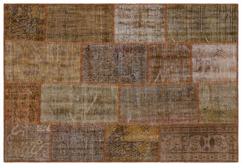 Apex Patchwork Unique Kahve 33195 120 cm X 180 cm