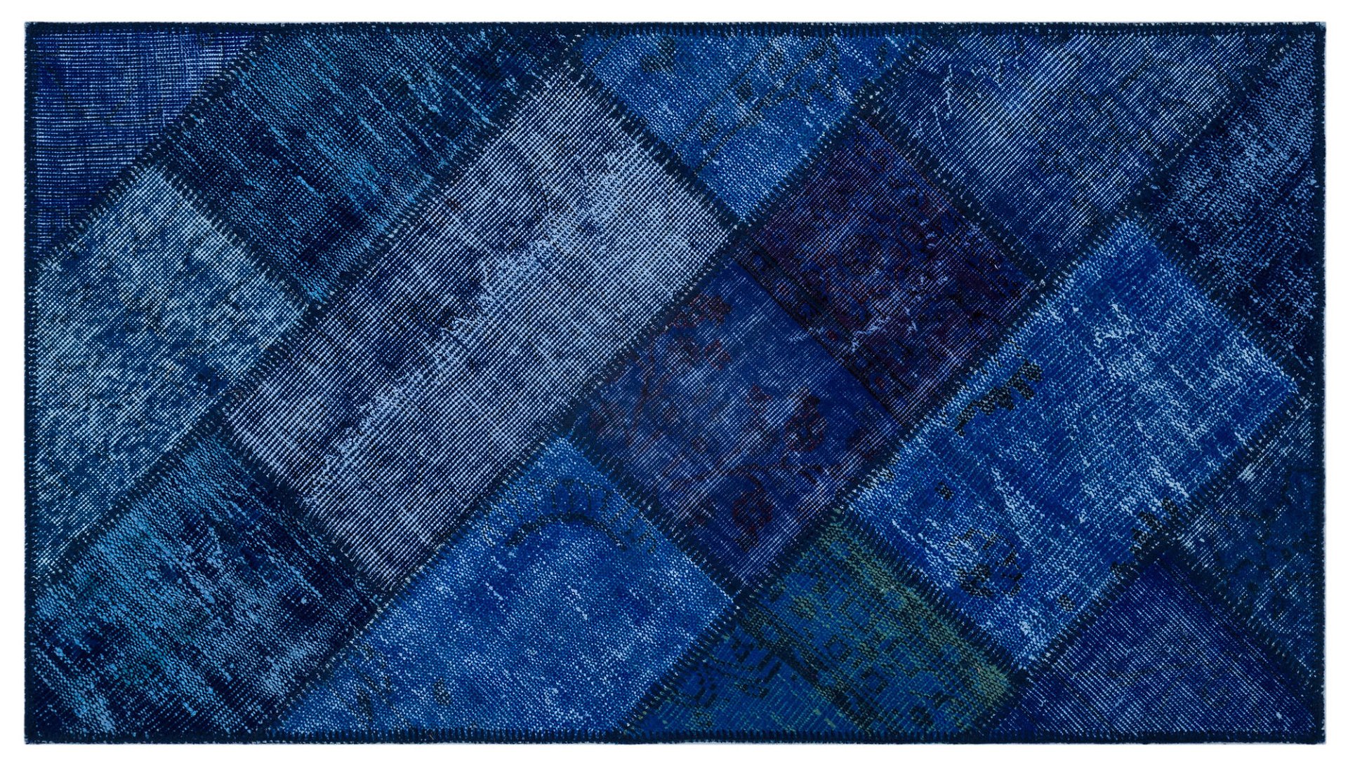 Apex Patchwork Unique Mavi 26024 080 cm X 150 cm