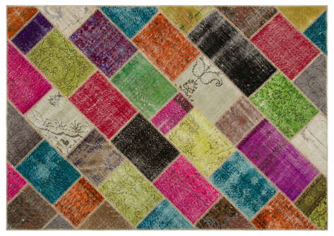 Apex Patchwork Unique Multi Naturel 21654 160 cm X 233 cm