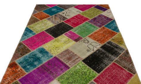 Apex Patchwork Unique Multi Naturel 21654 160 cm X 233 cm