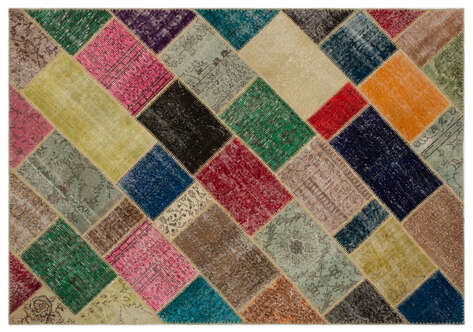 Apex Patchwork Unique Multi Naturel 21673 160 cm X 233 cm