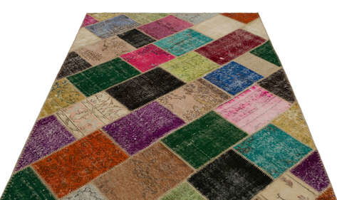 Apex Patchwork Unique Multi Naturel 21849 161 cm X 232 cm