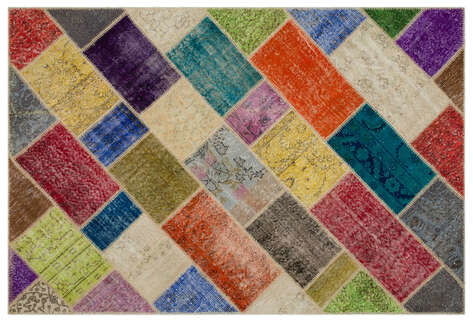 Apex Patchwork Unique Multi Naturel 22044 160 cm X 230 cm