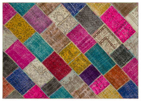 Apex Patchwork Unique Multi Naturel 22065 160 cm X 230 cm