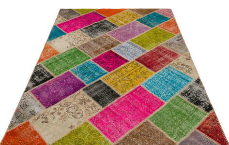 Apex Patchwork Unique Multi Naturel 22076 160 cm X 230 cm