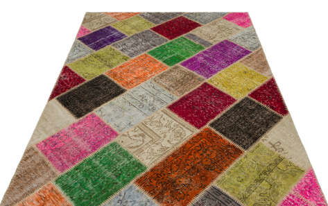 Apex Patchwork Unique Multi Naturel 22078 160 cm X 230 cm