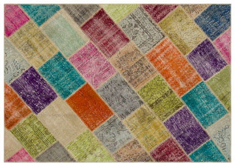 Apex Patchwork Unique Multi Naturel 22084 160 cm X 230 cm