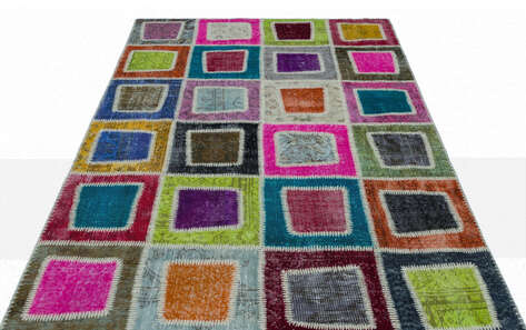 Apex Patchwork Unique Multi Naturel 25040 160 cm X 240 cm