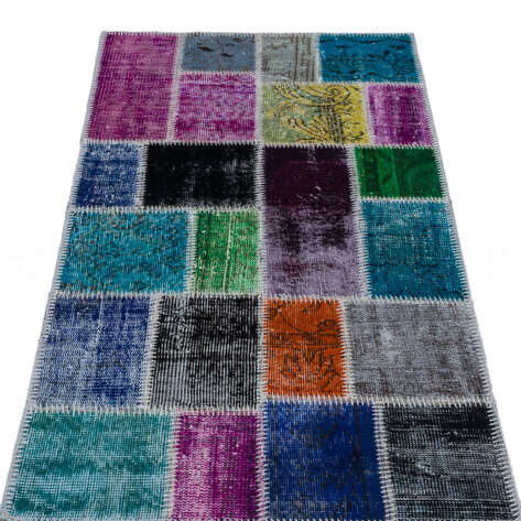 Apex Patchwork Unique Multi Naturel 26079 080 cm X 150 cm