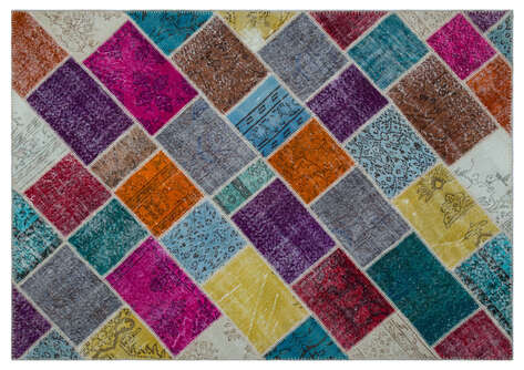 Apex Patchwork Unique Multi Naturel 26487 160 cm X 230 cm