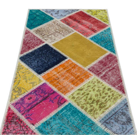 Apex Patchwork Unique Multi Naturel 31414 080 cm X 150 cm