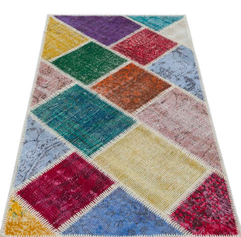 Apex Patchwork Unique Multi Naturel 31434 080 cm X 150 cm