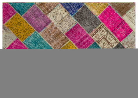 Apex Halı - Apex Patchwork Unique Multi Naturel 33237 160 cm X 230 cm