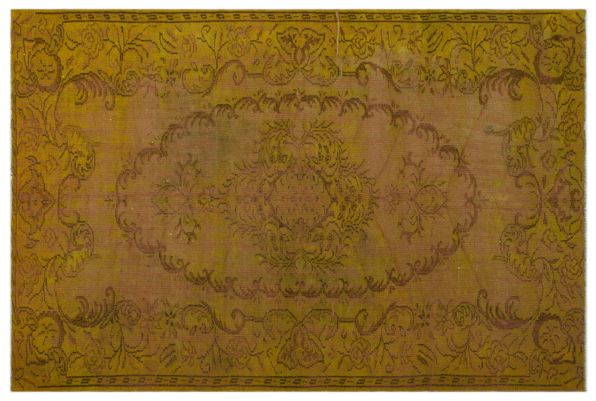 Apex Vintage Halı Sarı 24312 179x277cm