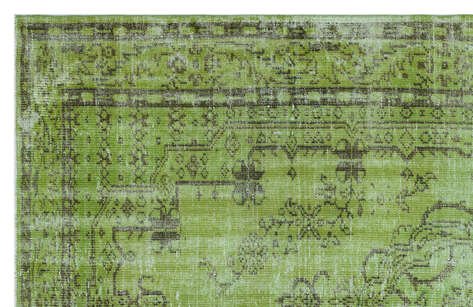 Apex Vintage Halı Yeşil 28988 192 cm X 286 cm