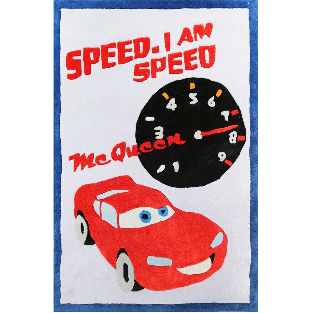 Arabalı Erkek Çocuk Halısı Speed