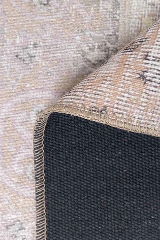 Patchwork Desenli Şönil Dokuma Pamuk Polyester Halı HS 420