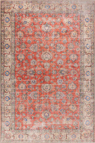 Eskitme Vintage Şönil Dokuma Pamuk Polyester Halı HS 417