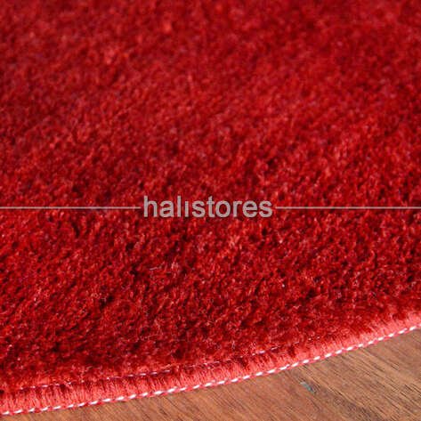 Chilai Home Colors Of Yuvarlak Banyo Halısı Kırmızı
