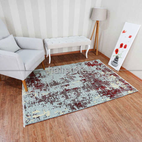 Çift Taraflı Kullanılabilen Yıkanabilir Kilim Halı 6101 Multi