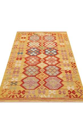 Çift Taraflı Yıkanabilir Otantik Kilim Nomad 03 Kırmızı