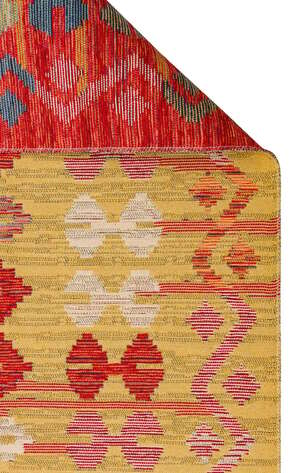 Çift Taraflı Yıkanabilir Otantik Kilim Nomad 03 Kırmızı