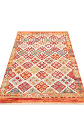 Çift Taraflı Yıkanabilir Otantik Kilim Nomad 05 Terra 