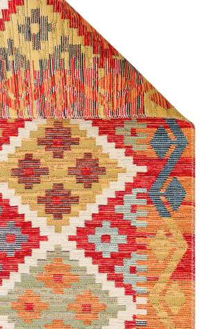 Çift Taraflı Yıkanabilir Otantik Kilim Nomad 05 Terra 