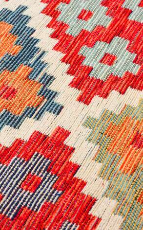 Çift Taraflı Yıkanabilir Otantik Kilim Nomad 05 Terra 