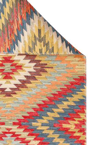 Çift Taraflı Yıkanabilir Otantik Kilim Nomad 07 Terra 