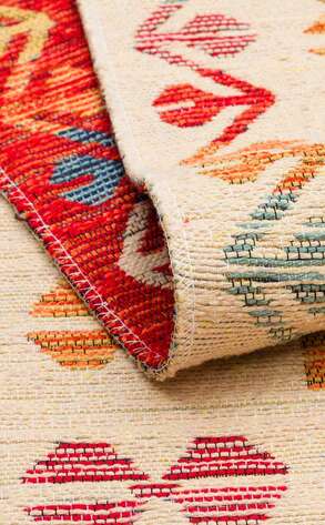 Çift Taraflı Yıkanabilir Otantik Kilim Nomad 08 Çok Renkli