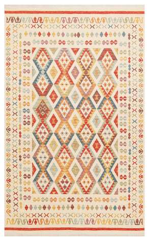 Çift Taraflı Yıkanabilir Otantik Kilim Nomad 08 Çok Renkli