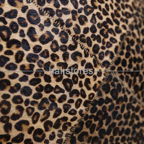 Dana Derisi Leopar Desenli Yastık Kılıfı