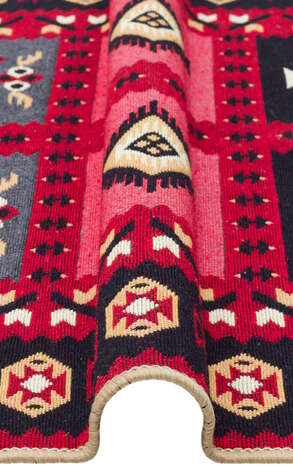 Etnik Desenli Kilim Halı Arya Ar 28 Kırmızı