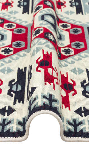 Etnik Desenli Kilim Halı Arya Ar 30 Kırmızı