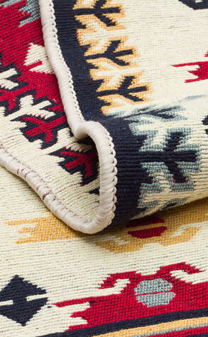 Etnik Desenli Kilim Halı Arya Ar 30 Kırmızı