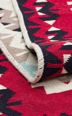 Etnik Desenli Kilim Halı Arya Ar 32 Kırmızı