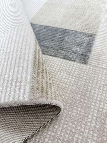Halıstores Modern Plain 5097 Vizon Renk Geçişli Dekoratif Halı