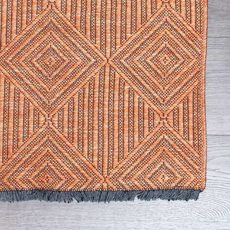 Halıstores Özel Ölçü Gabardin GB 5 Modern Kabartma Desenli Dekoratif Kiremit Makine Halısı