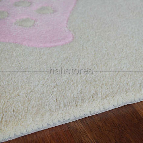 Halıstores Reserve Kişiye Özel Tasarım Çocuk Halısı Ayıcık Pembe (5)