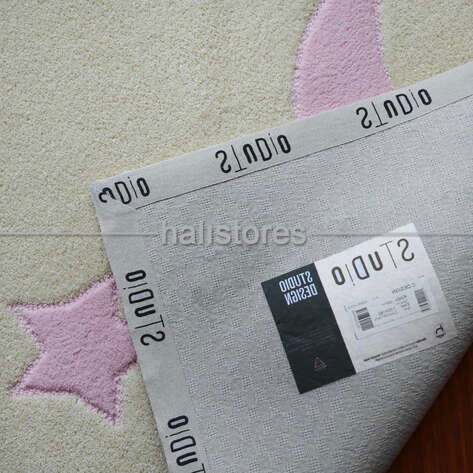 Halıstores Reserve Kişiye Özel Tasarım Çocuk Halısı Ayıcık Pembe (6)