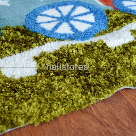Halıstores Reserve Kişiye Özel Tasarım Çocuk Halısı Tren (5)