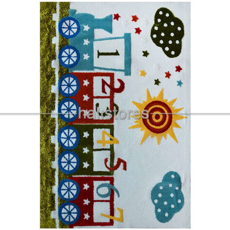 Halıstores Reserve Kişiye Özel Tasarım Çocuk Halısı Tren (3)