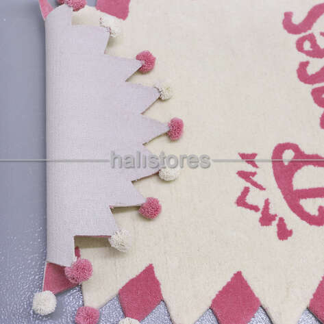 Halıstores Reserve Özel Tasarım Pembe Prenses Halı (4)