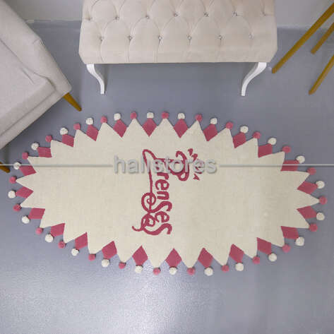 Halıstores Reserve Özel Tasarım Pembe Prenses Halı (5)