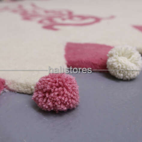 Halıstores Reserve Özel Tasarım Pembe Prenses Halı (7)