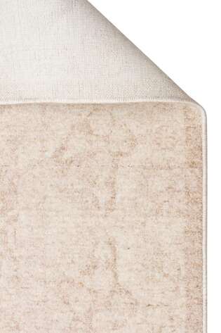 Halıstores Vintage Eskitme Desenli Modern Yumuşak Dokulu Makine Halısı Shr 01 Krem (6)